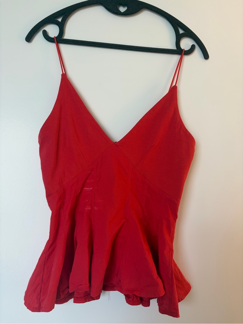 Zara Red Summer Top